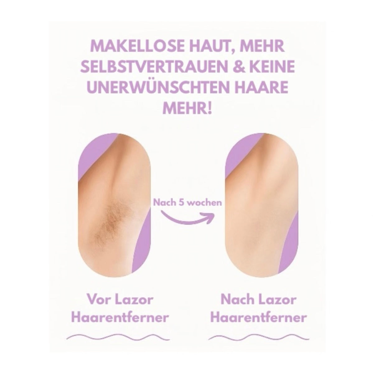 Mini Laser Shave – sanfte Laser-Haarentfernung für zu Hause, kompakt & effektiv